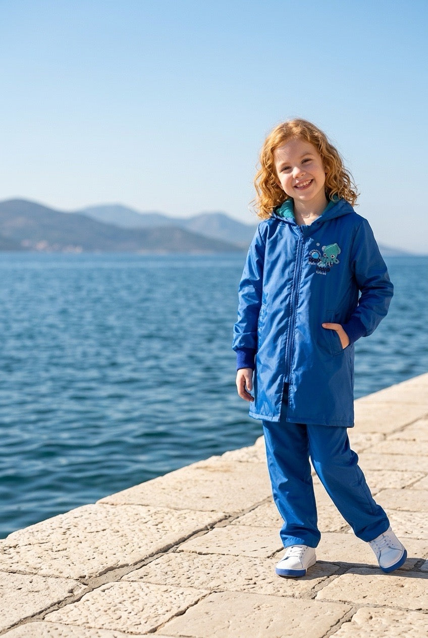 Kids Polar Fleece Swim Parka
