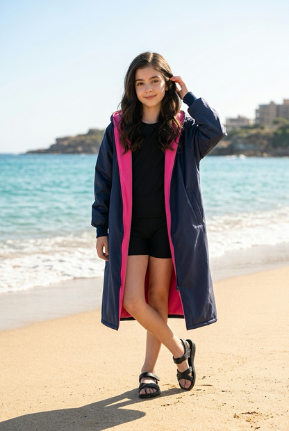 Kids Toweling Swim Parka