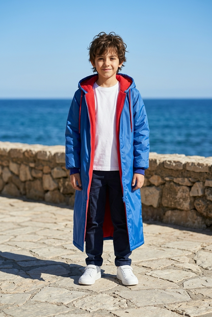 Kids Toweling Swim Parka