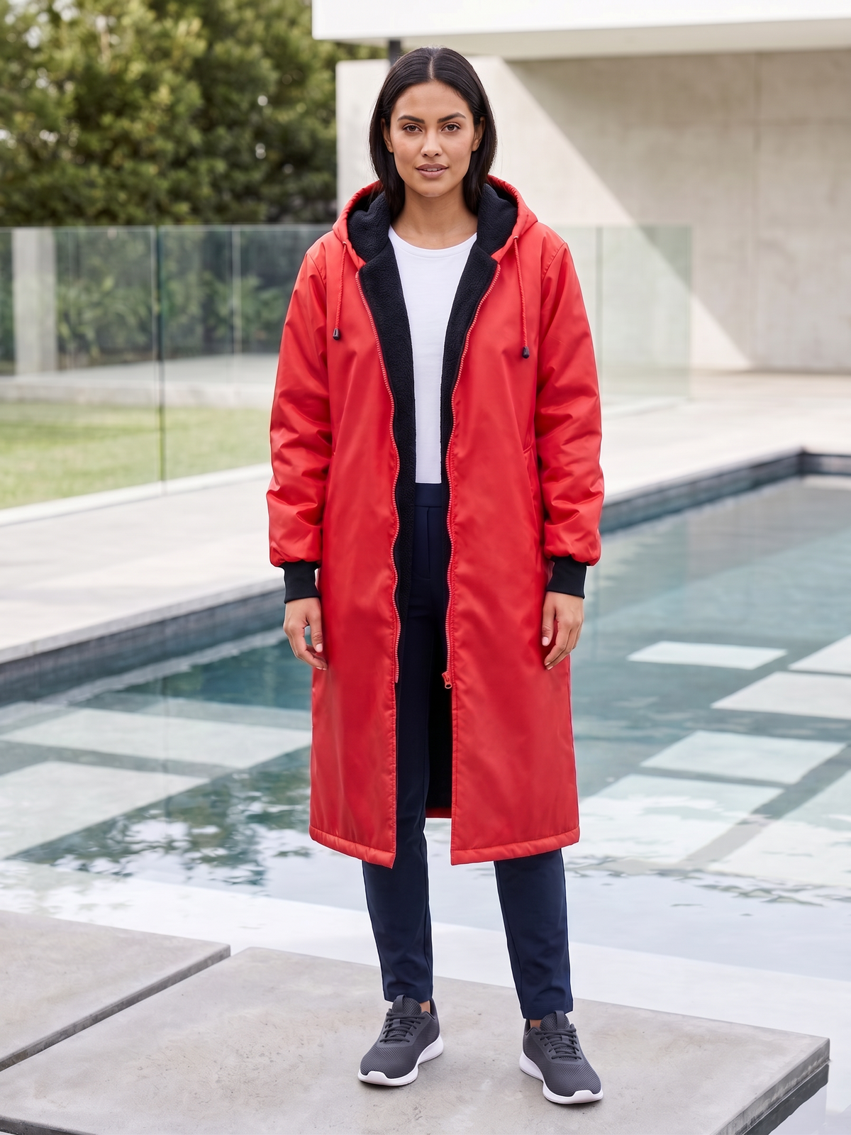 Polar Fleece Swim Parka