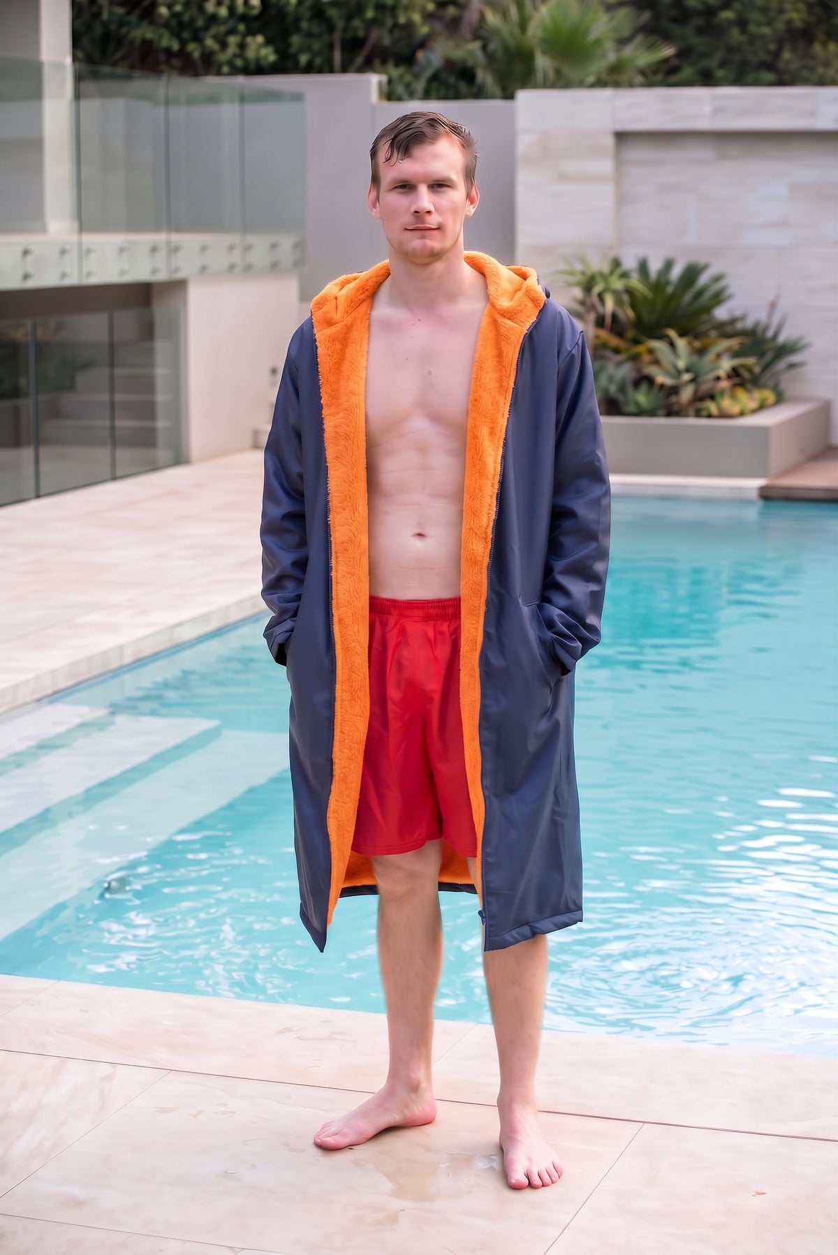 Polar Fleece Swim Parka