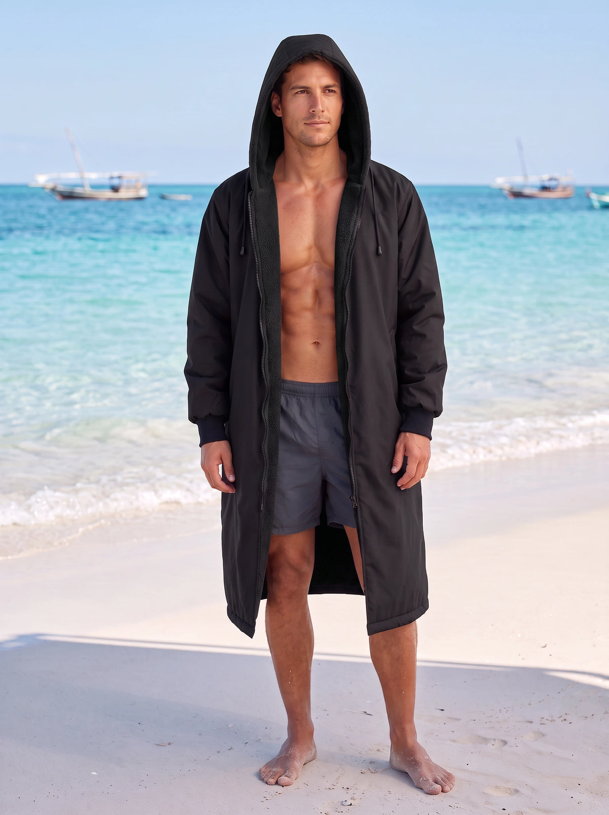 Polar Fleece Swim Parka