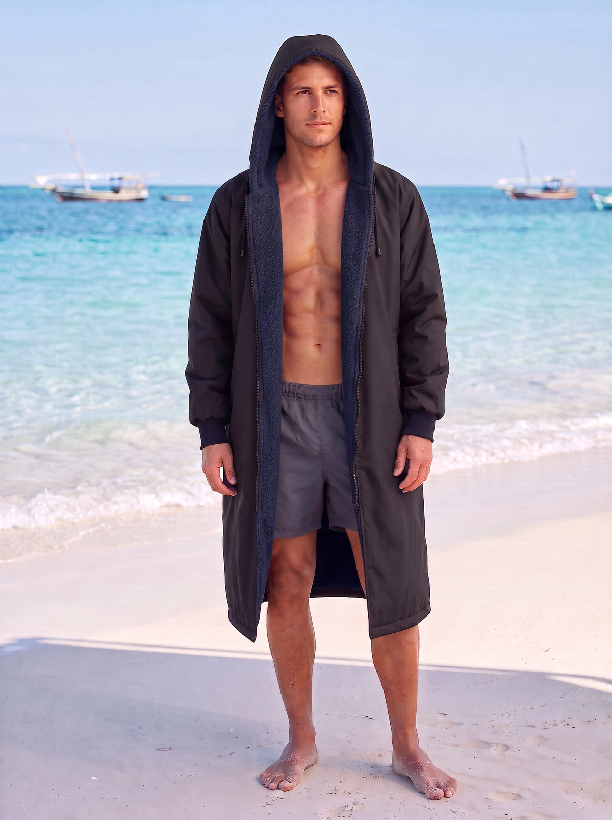 Polar Fleece Swim Parka