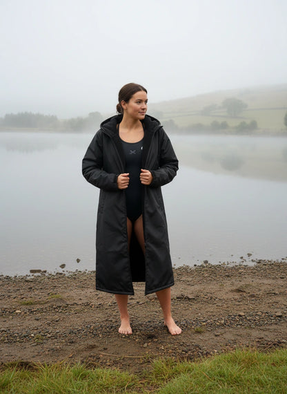 Toweling Swim Parka