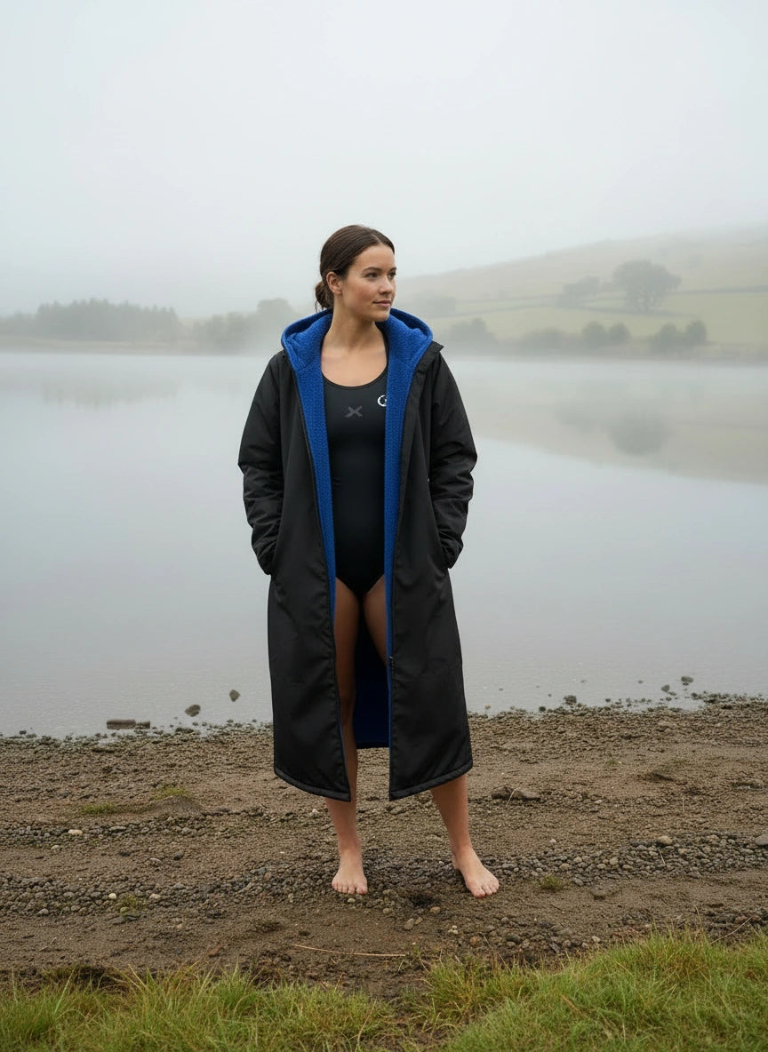 Toweling Swim Parka