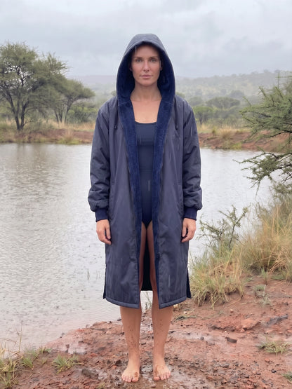 Toweling Swim Parka