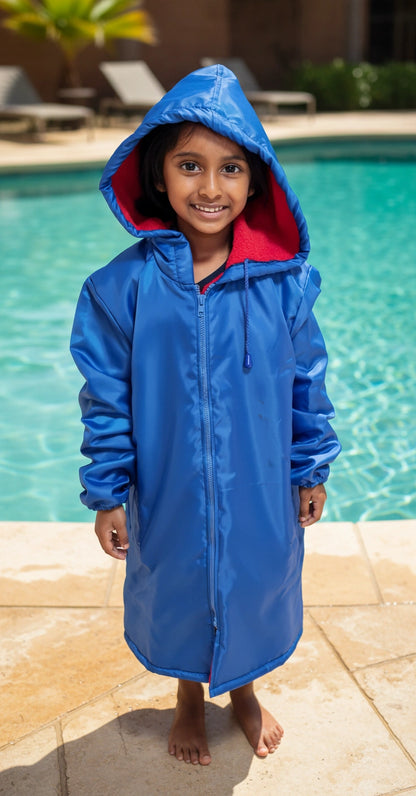 Kids Toweling Swim Parka