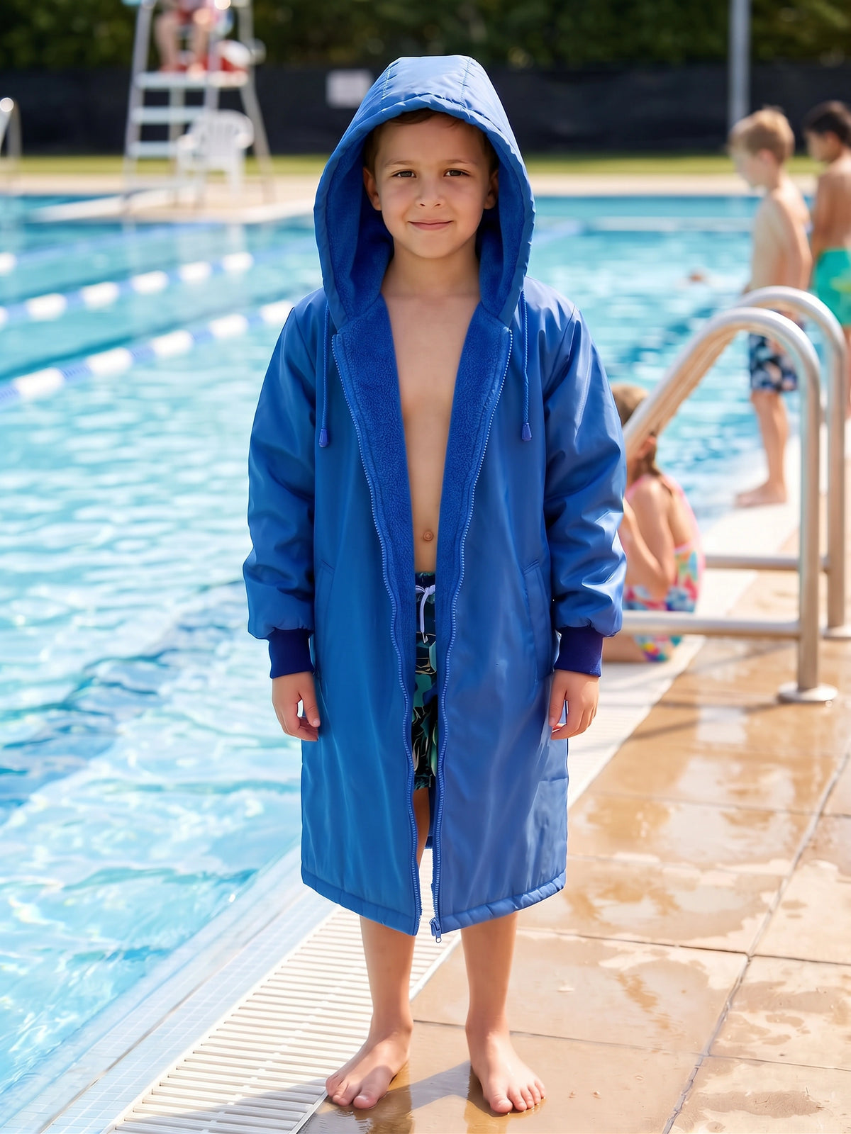 Kids Polar Fleece Swim Parka