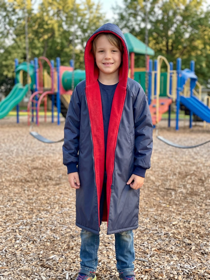 Kids Polar Fleece Swim Parka