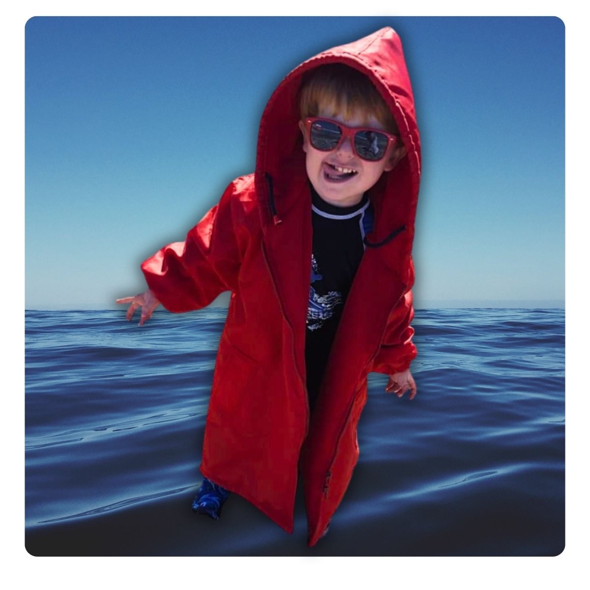 Kids Polar Fleece Swim Parka - SWIM PARKA