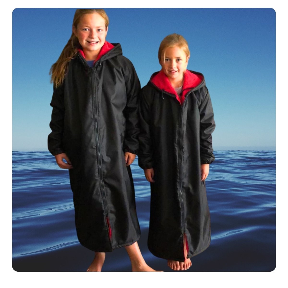Kids Polar Fleece Swim Parka - SWIM PARKA