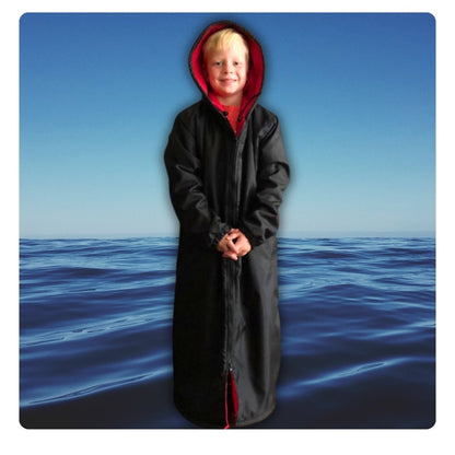 Kids Polar Fleece Swim Parka - SWIM PARKA