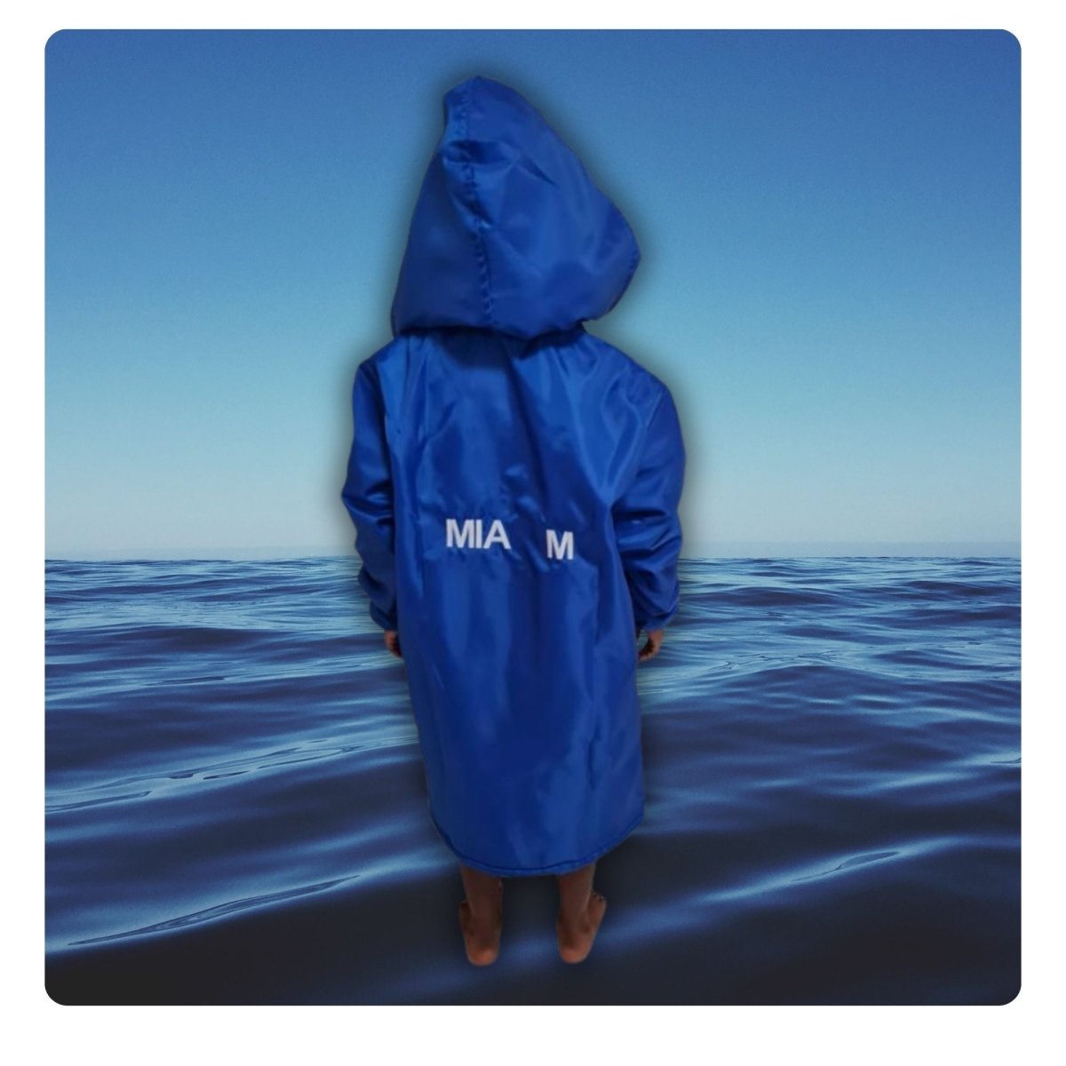 Kids Polar Fleece Swim Parka - SWIM PARKA