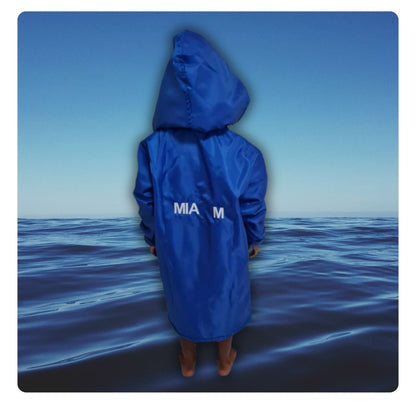 Kids Polar Fleece Swim Parka - SWIM PARKA