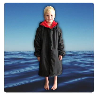 Kids Polar Fleece Swim Parka - SWIM PARKA