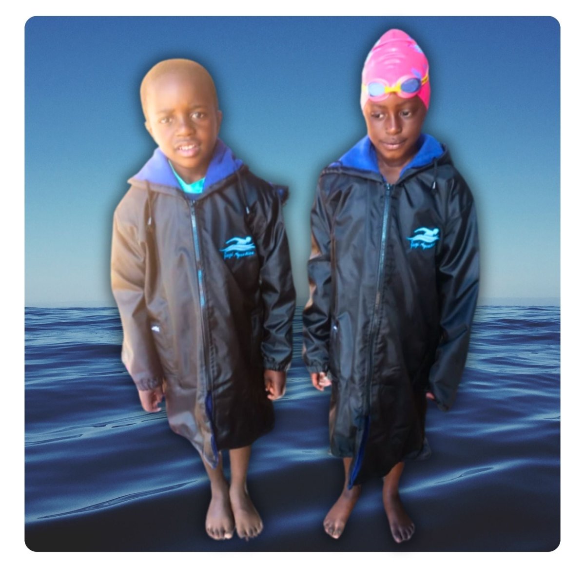Kids Polar Fleece Swim Parka - SWIM PARKA