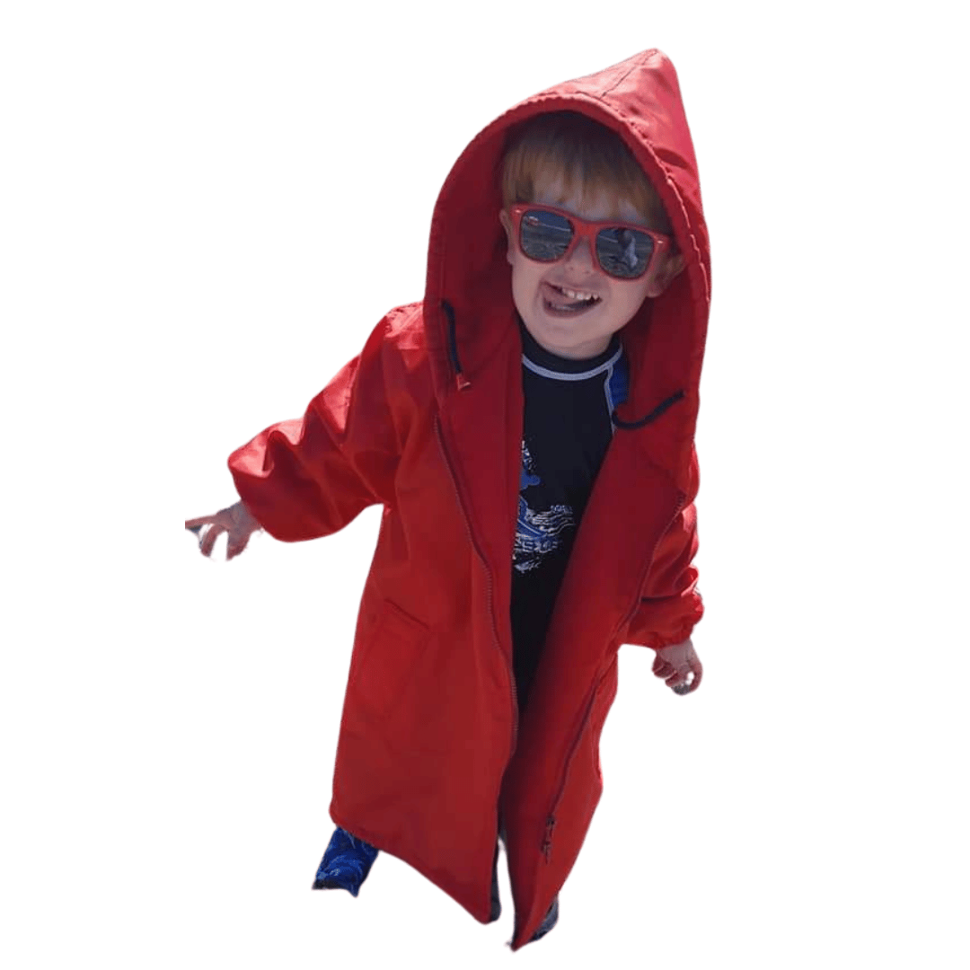 Kids Swim Parka Toweling - SWIM PARKA