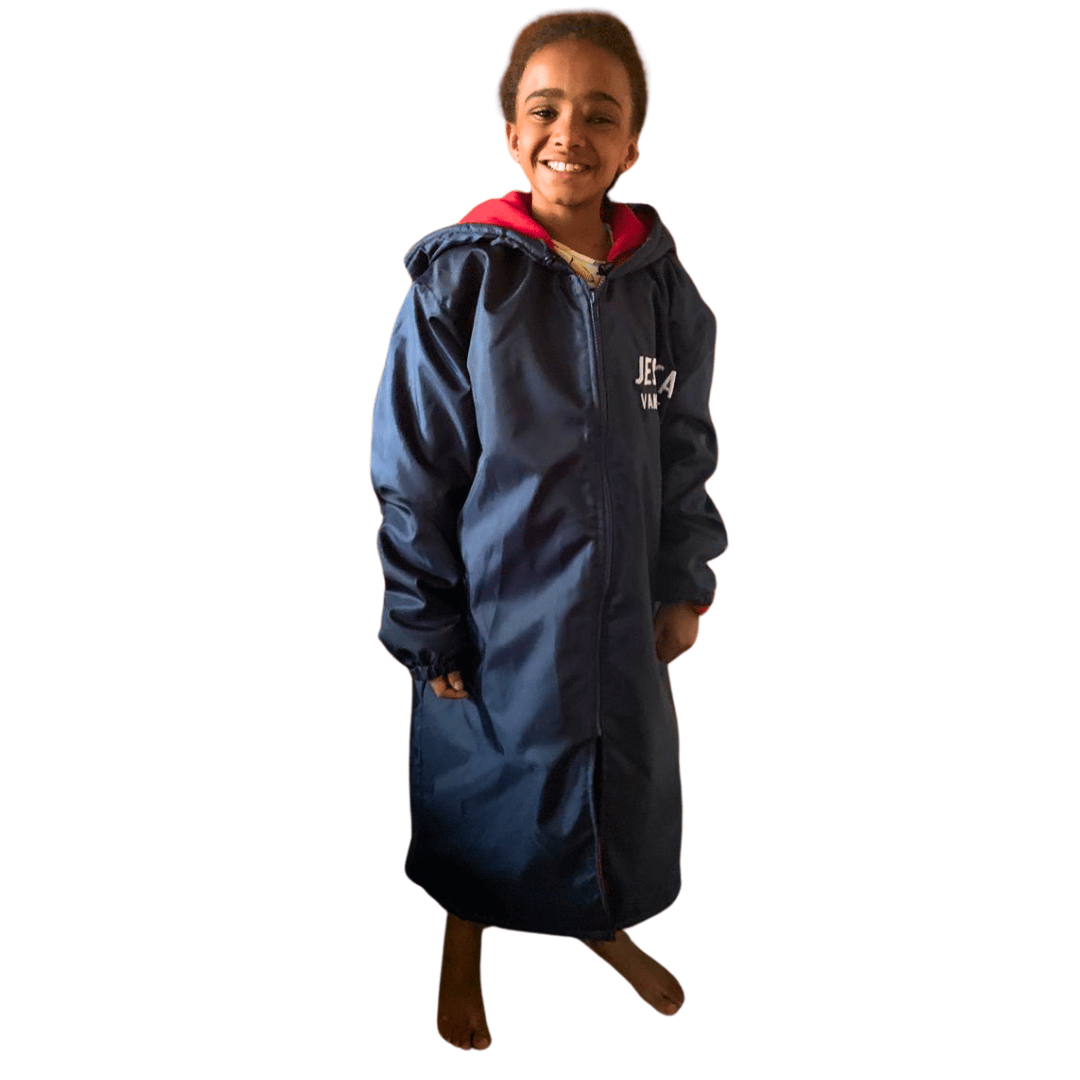 Kids Swim Parka Toweling - SWIM PARKA