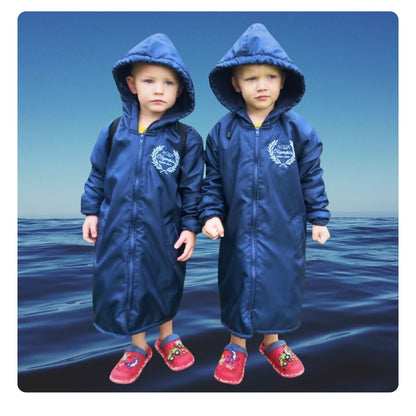 Kids Toweling Swim Parka - SWIM PARKA