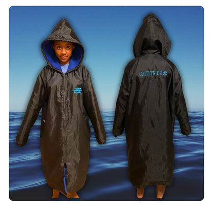 Kids Toweling Swim Parka - SWIM PARKA