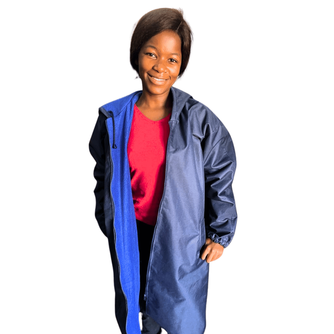 Kids Toweling Swim Parka - SWIM PARKA