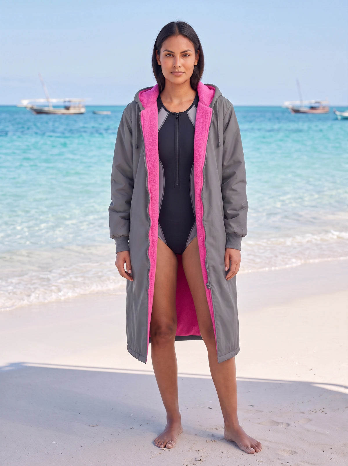 Polar Fleece Swim Parka