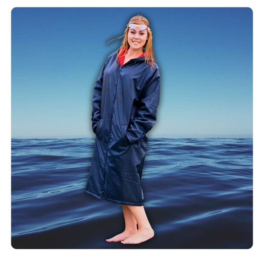 Toweling Swim Parka - SWIM PARKA