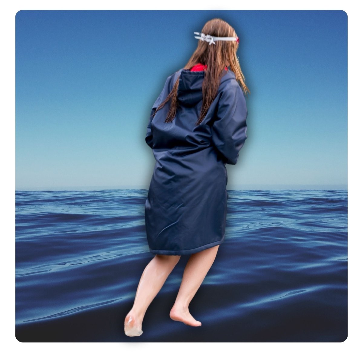 Toweling Swim Parka - SWIM PARKA