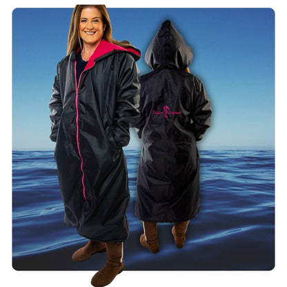 Toweling Swim Parka - SWIM PARKA